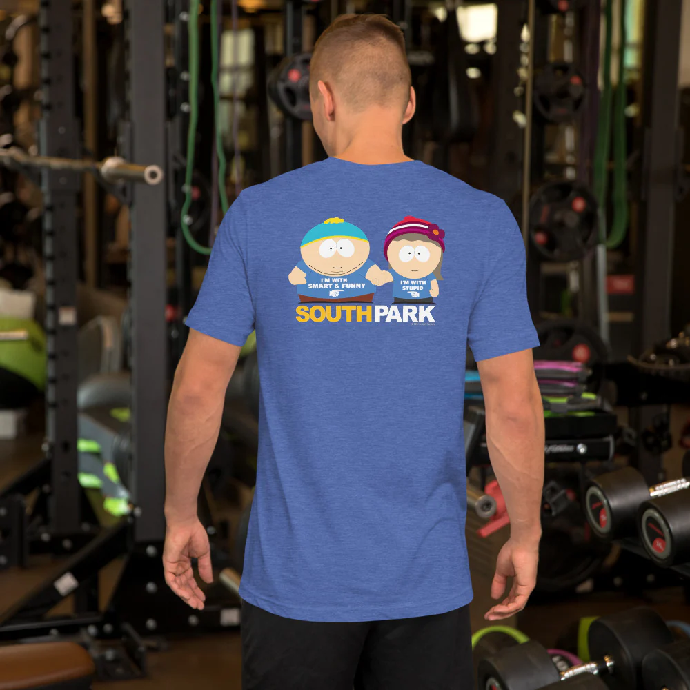 South Park As Seen On I'm with Stupid Unisex T-Shirt - Image 3