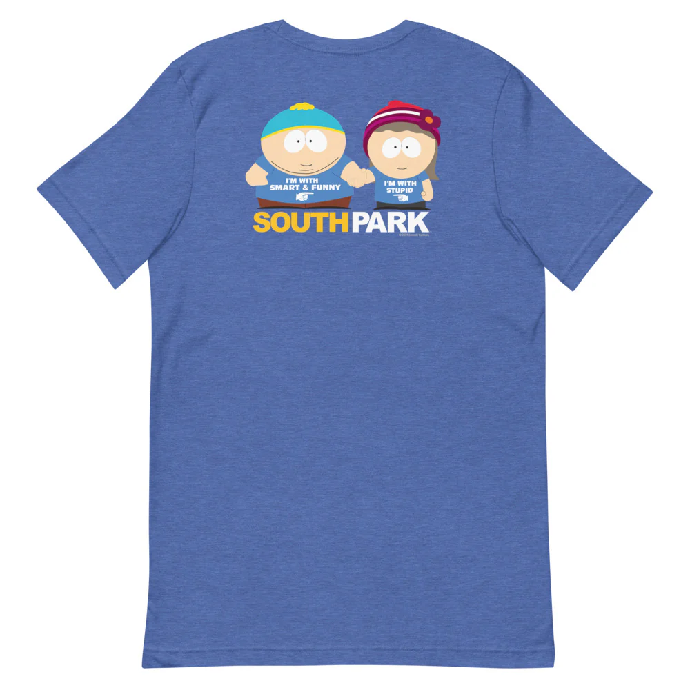 South Park As Seen On I'm with Stupid Unisex T-Shirt - Image 6