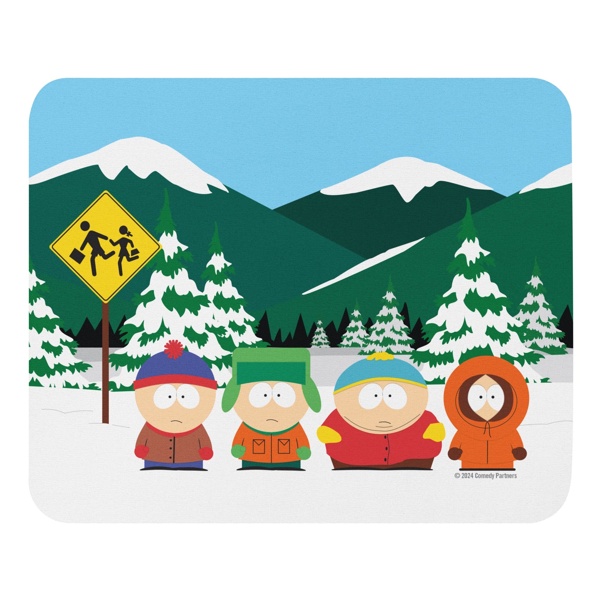South Park Bus Stop Mouse Pad - Image 2