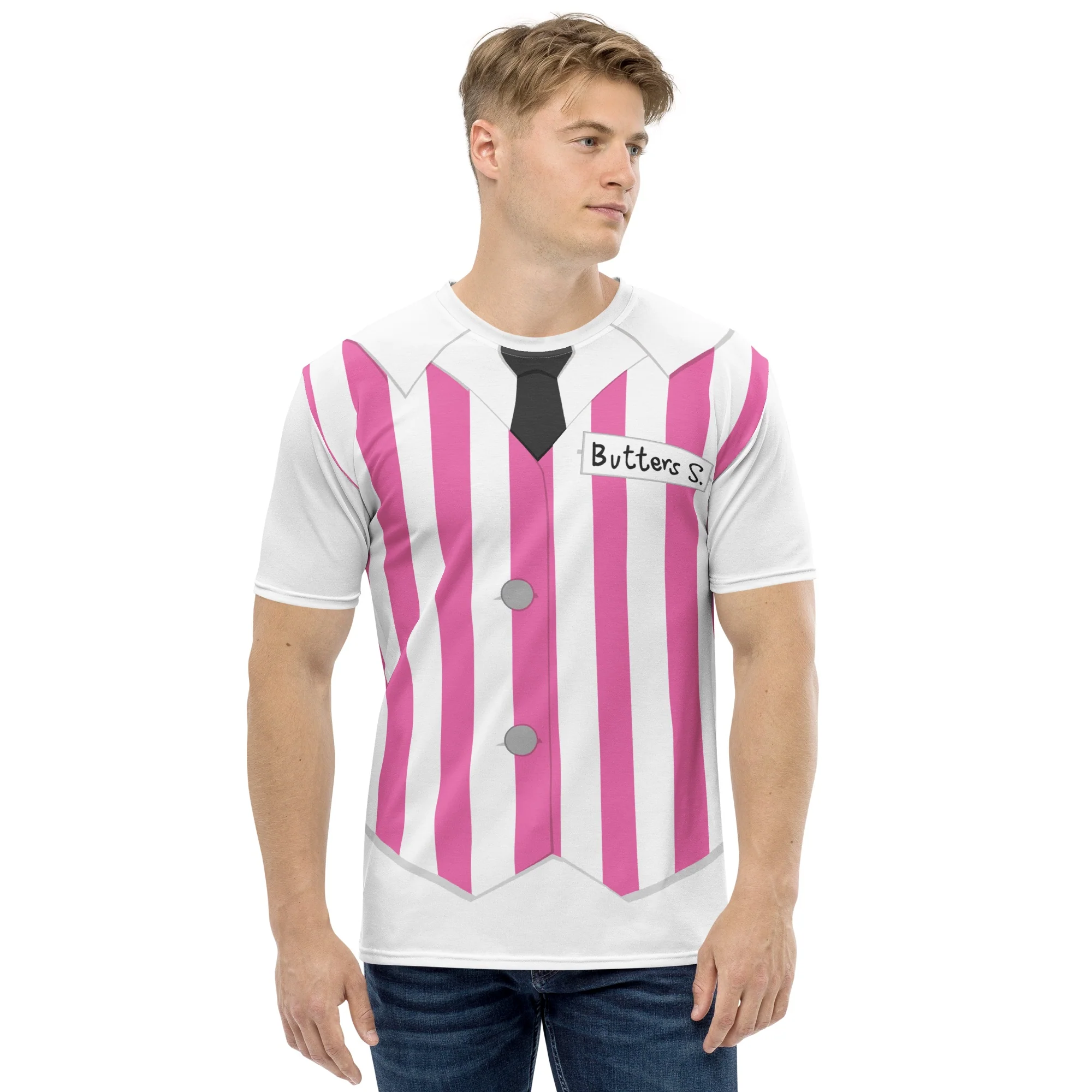 South Park Butters Ice Cream Parlor Vest T-Shirt - Image 3
