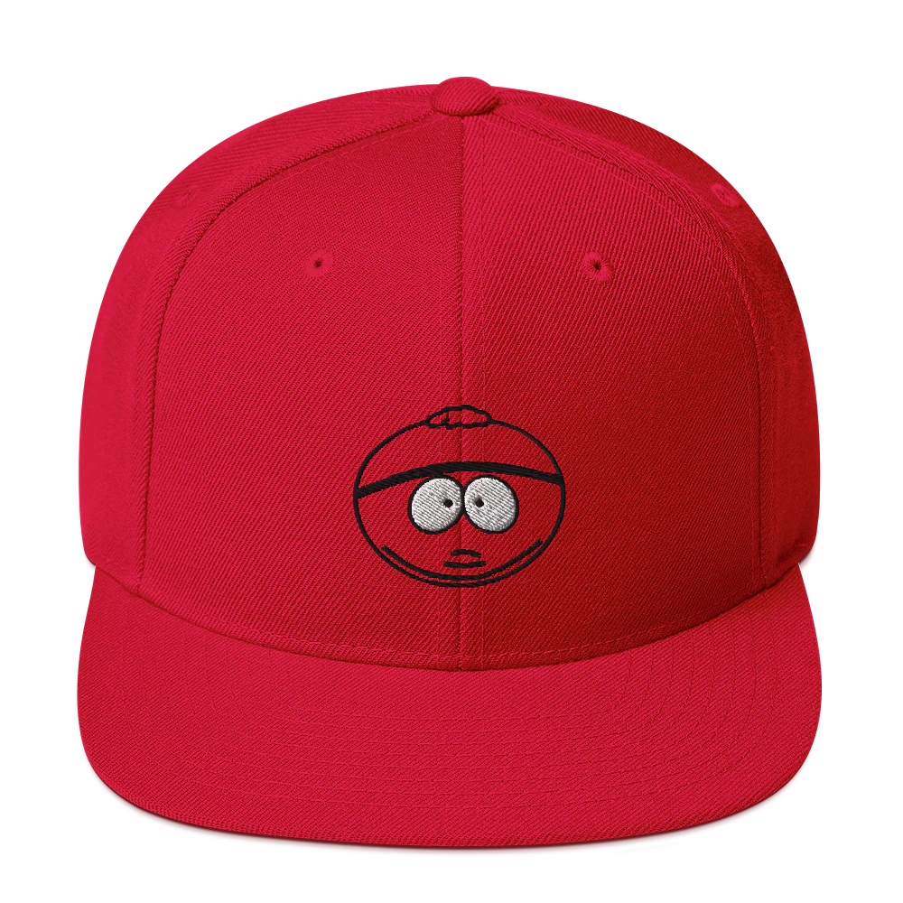 South Park Cartman Embroidered Flat Bill Hat - Image 3