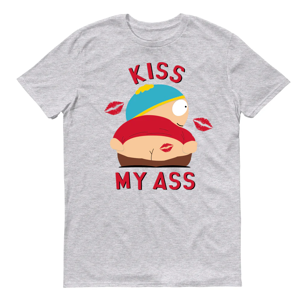 South Park Cartman Kiss My A** Adult Short Sleeve T-Shirt - Image 6