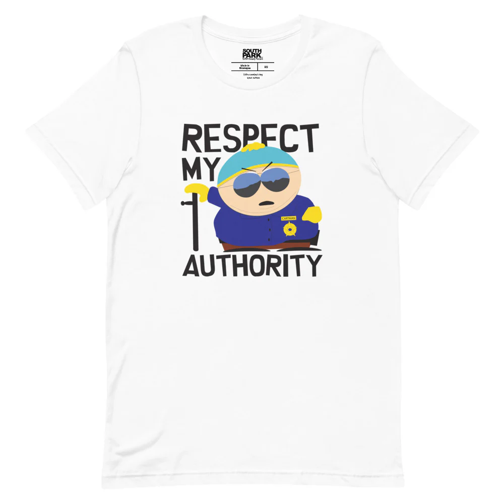 South Park Cartman Respect My Authority Unisex T-Shirt - Image 5