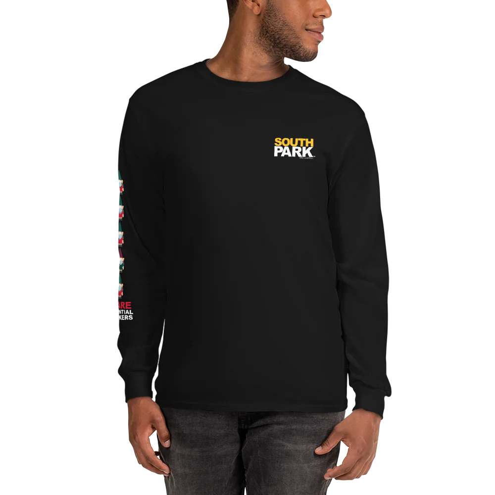 South Park Essential Workers Adult Long Sleeve T-Shirt - Image 3
