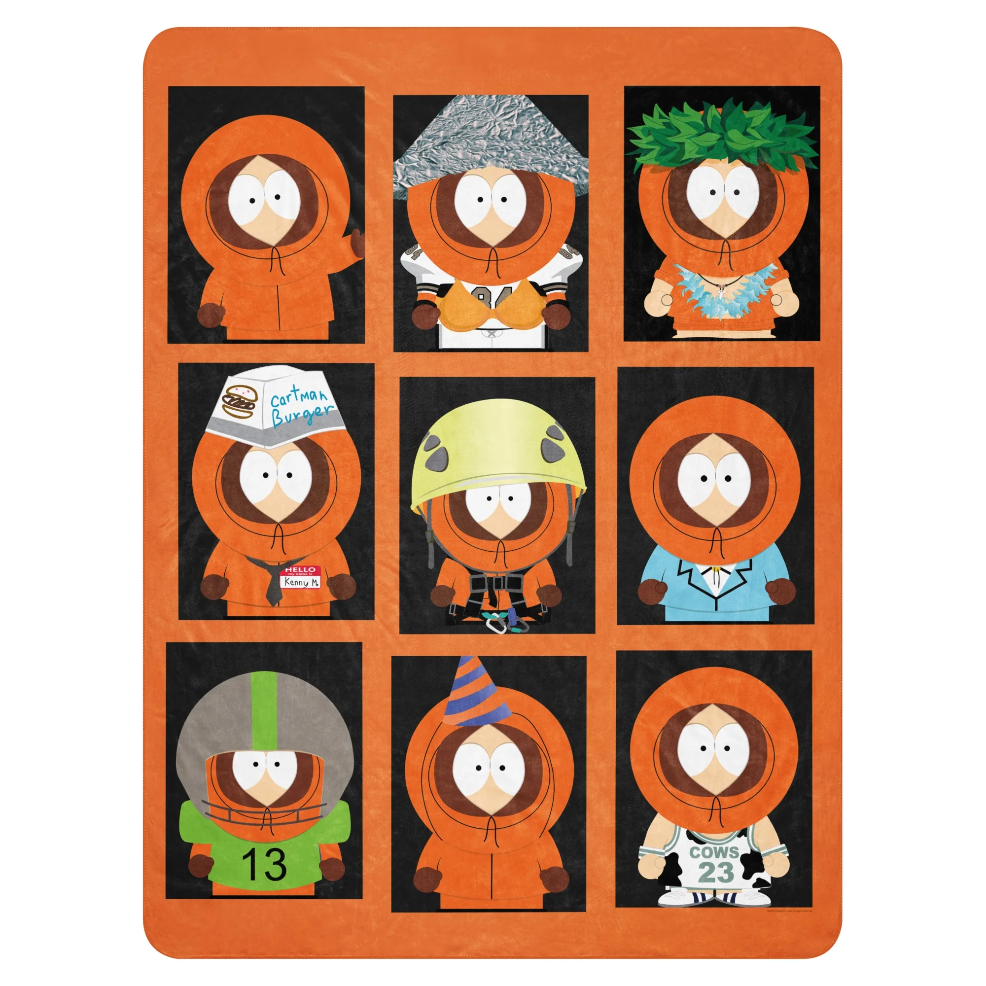 South Park Faces of Kenny Sherpa Blanket - Image 5