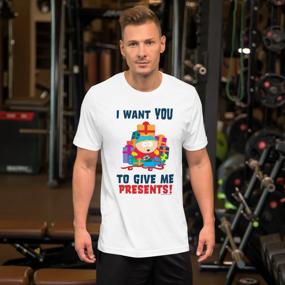 South Park Cartman Give Me Presents Unisex T-Shirt - Image 3