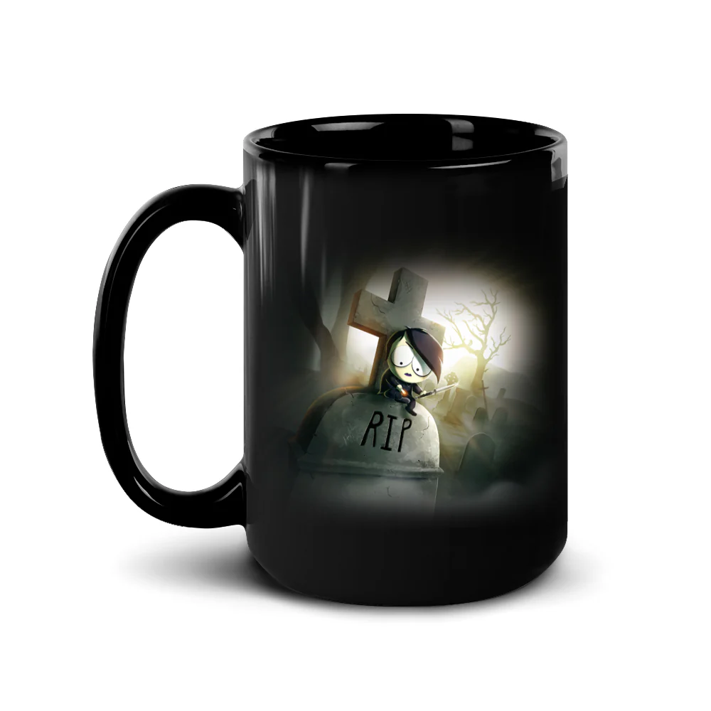 South Park Goth Firkle Black Mug - Image 3