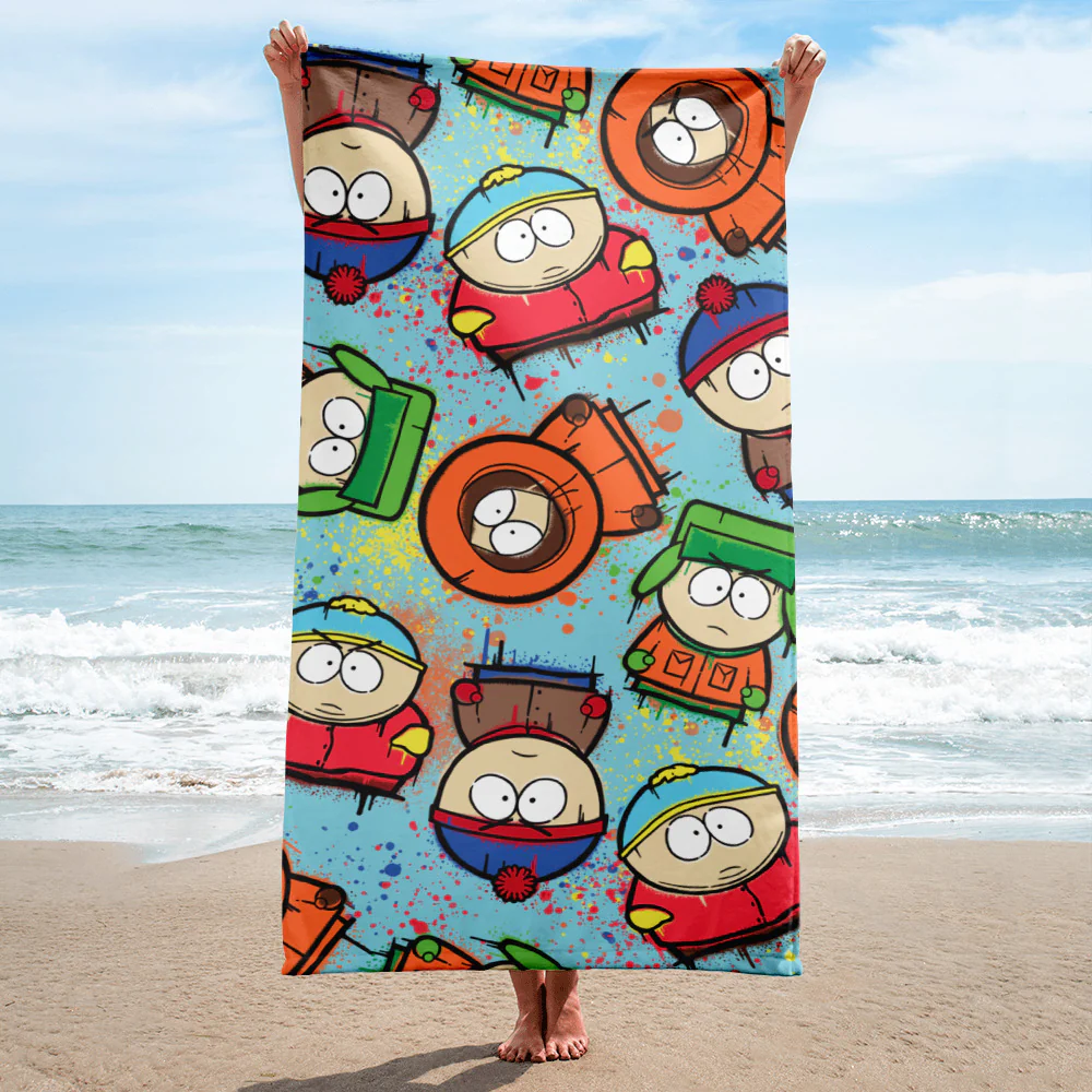 South Park Graffiti Boys Beach Towel - Image 2