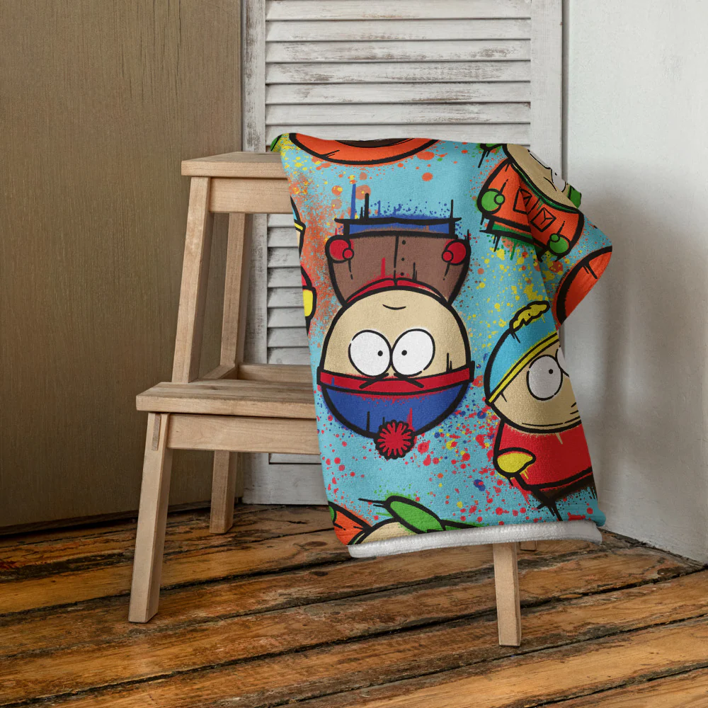 South Park Graffiti Boys Beach Towel - Image 3