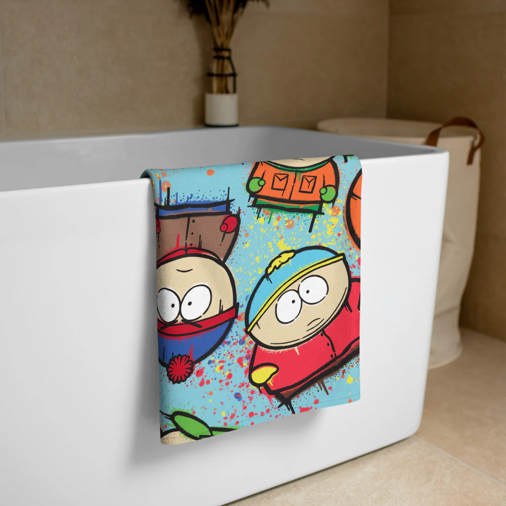 South Park Graffiti Boys Beach Towel - Image 4