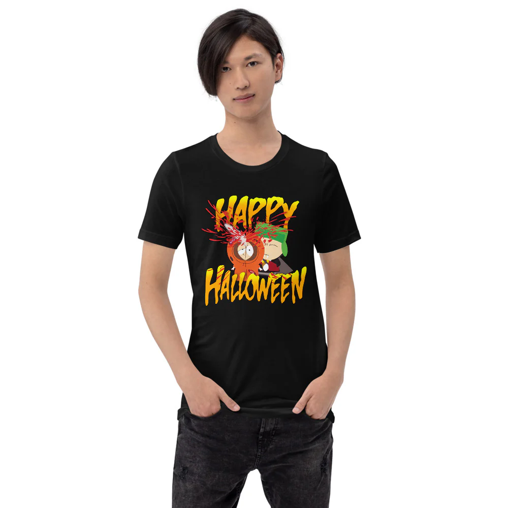 South Park Kenny Happy Halloween Unisex T-Shirt - Image 4