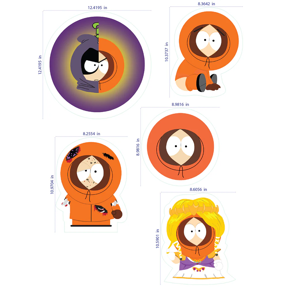 South Park Kenny Wall Decals - Image 3