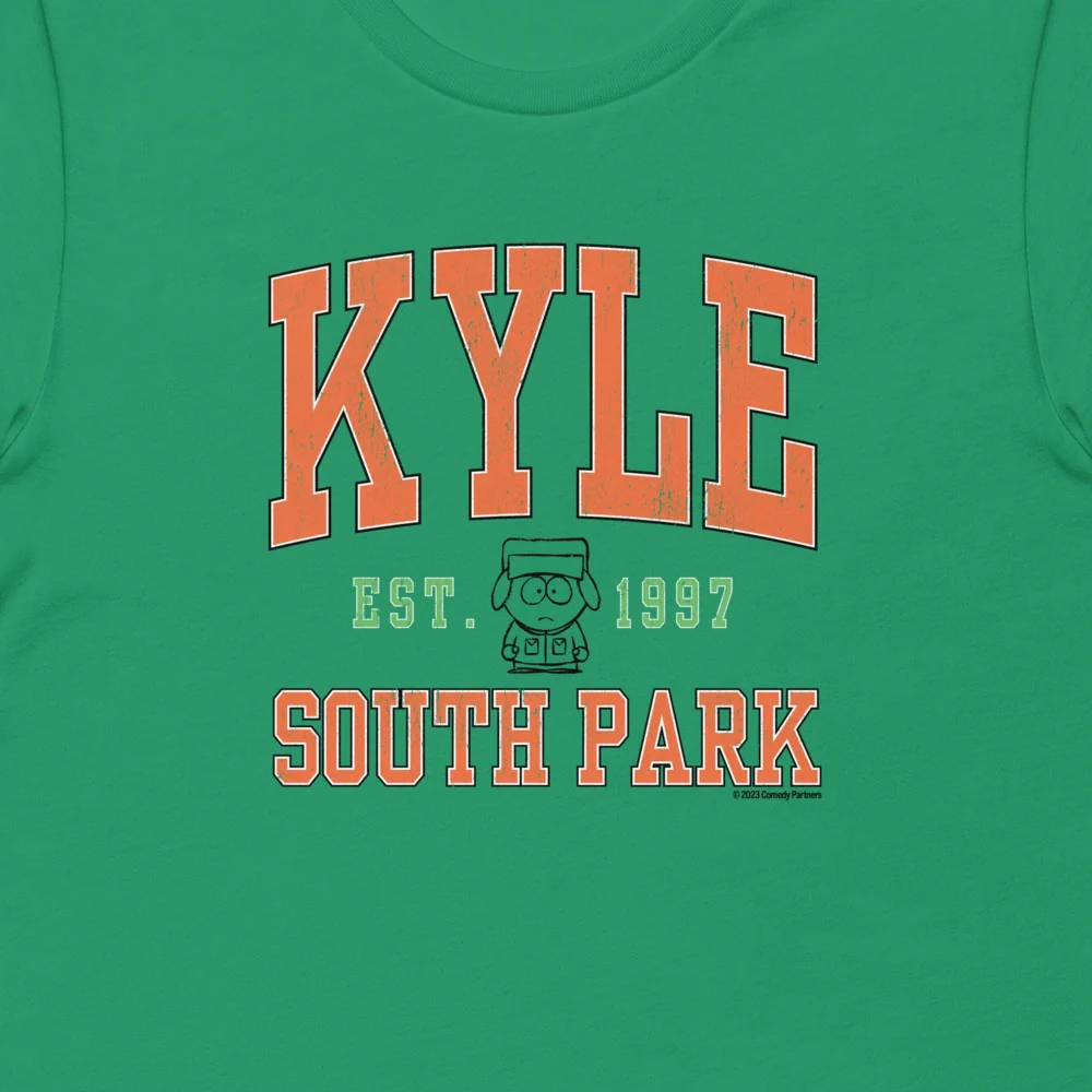 South Park Kyle Collegiate T-Shirt - Image 2