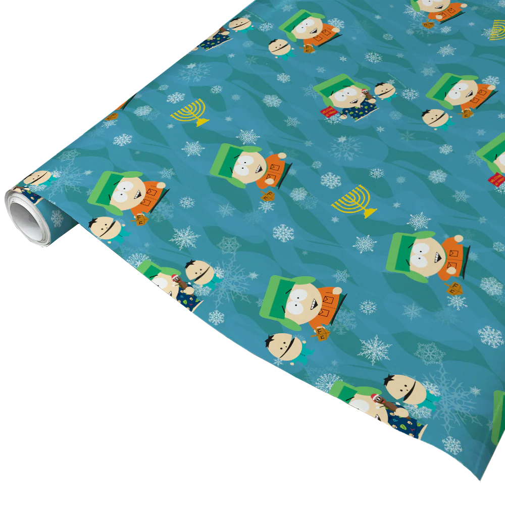South Park Kyle Hanukkah Gift Wrap