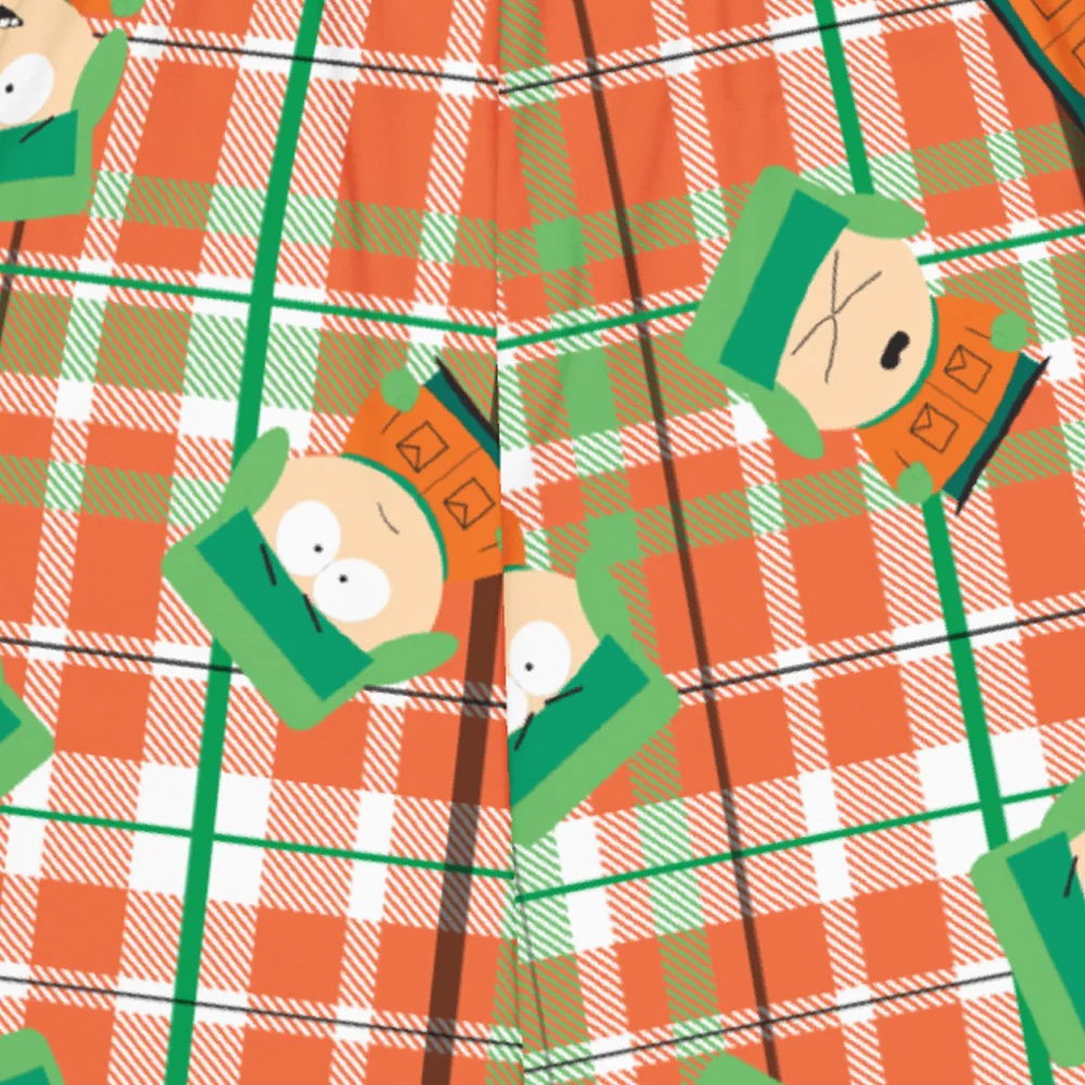 South Park Kyle Plaid Pajama Pants - Image 4