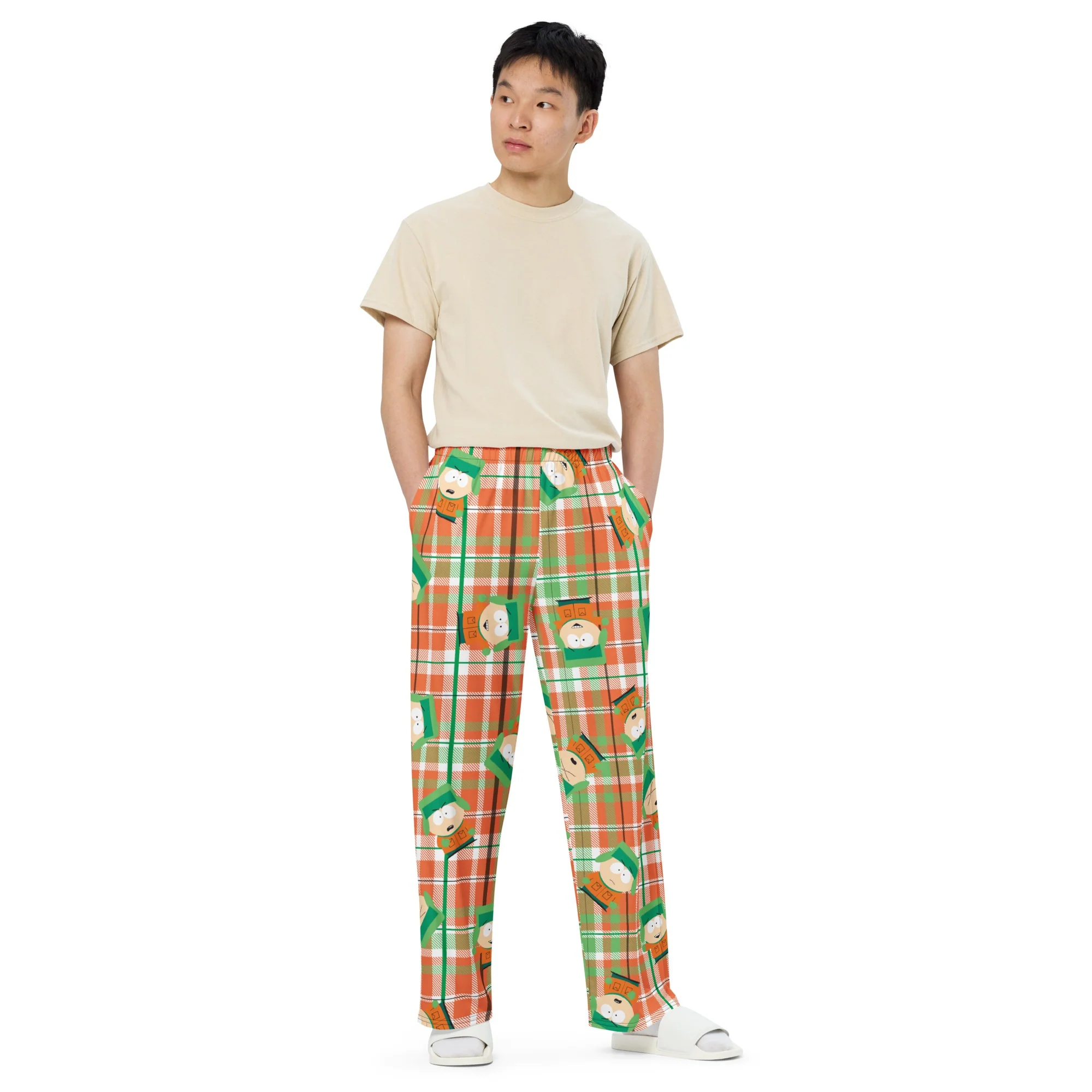 South Park Kyle Plaid Pajama Pants - Image 6