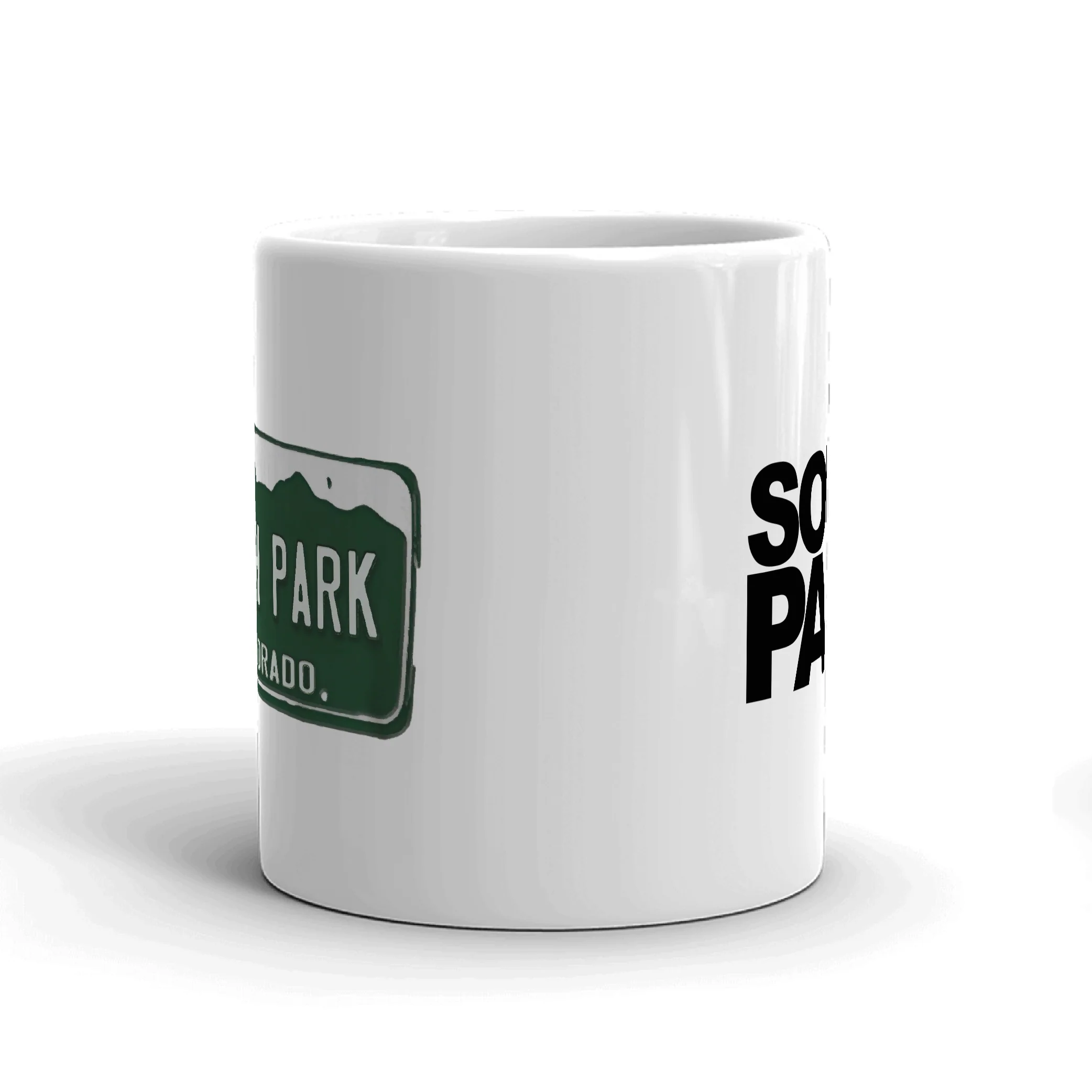South Park License Plate White Mug - Image 2