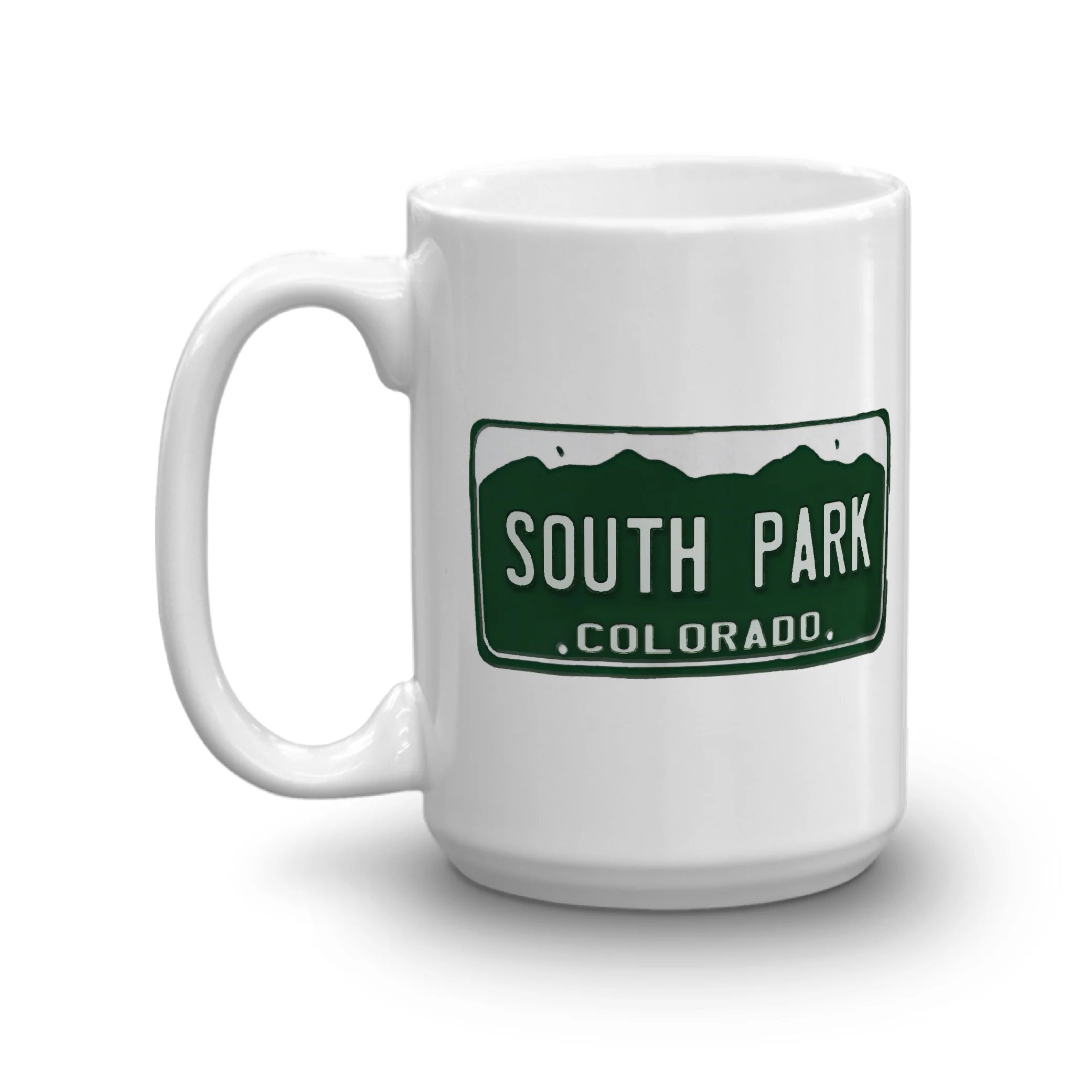 South Park License Plate White Mug - Image 4