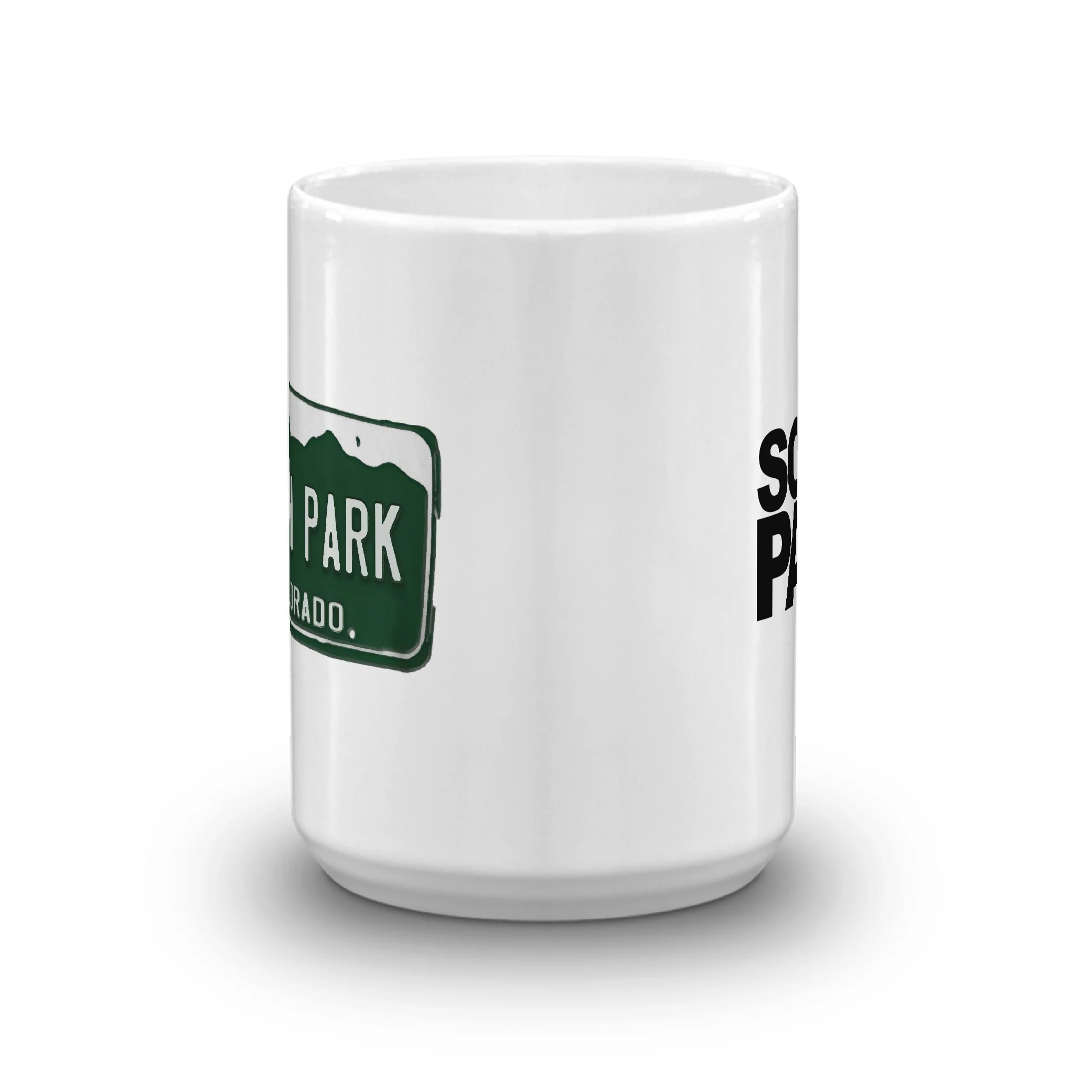 South Park License Plate White Mug - Image 5