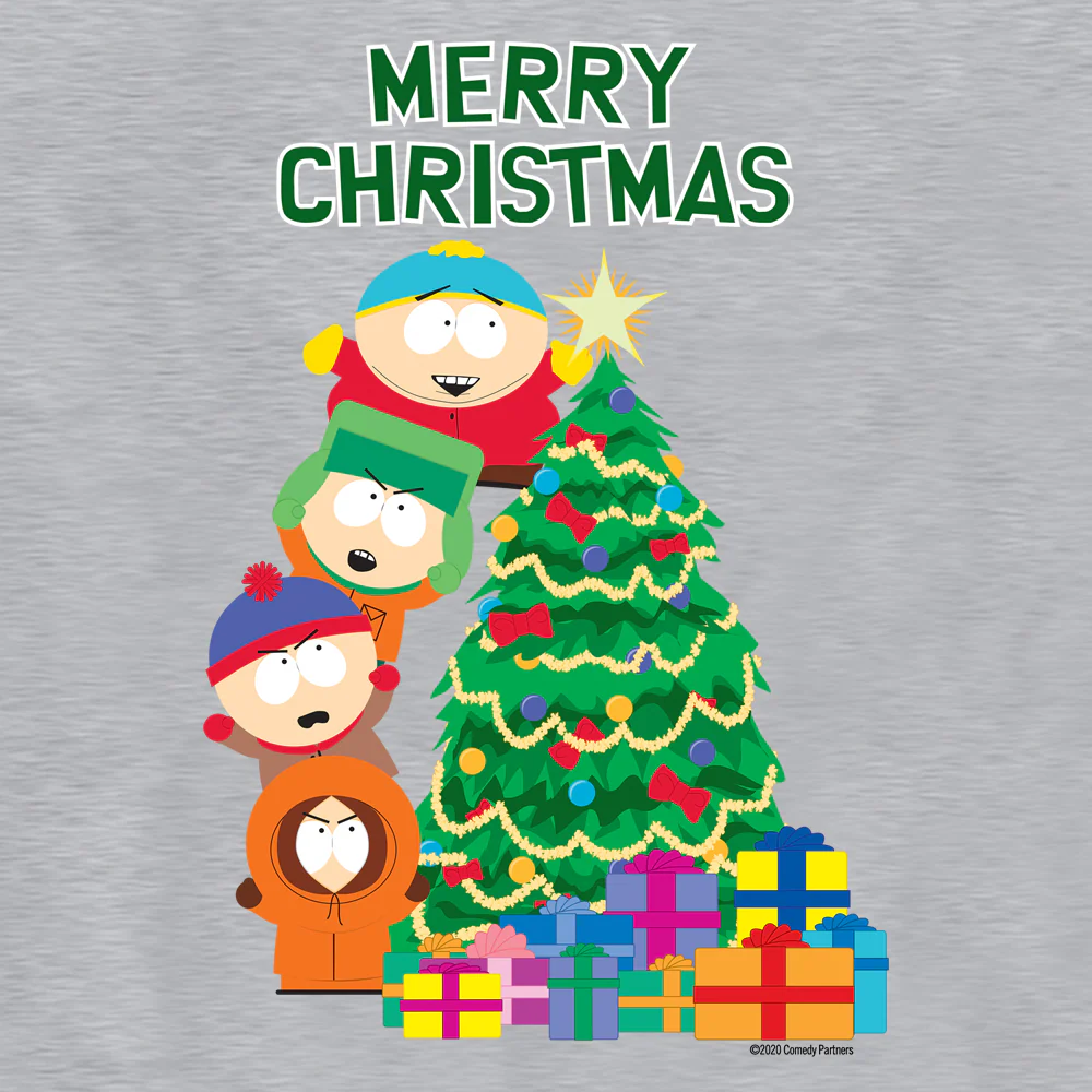 South Park Merry Christmas Holiday Fleece Crewneck Sweatshirt - Image 4