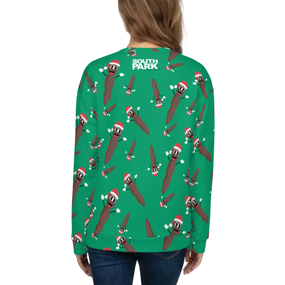 South Park Mr. Hankey All-Over Print Pattern Neck Sweatshirt - Image 6