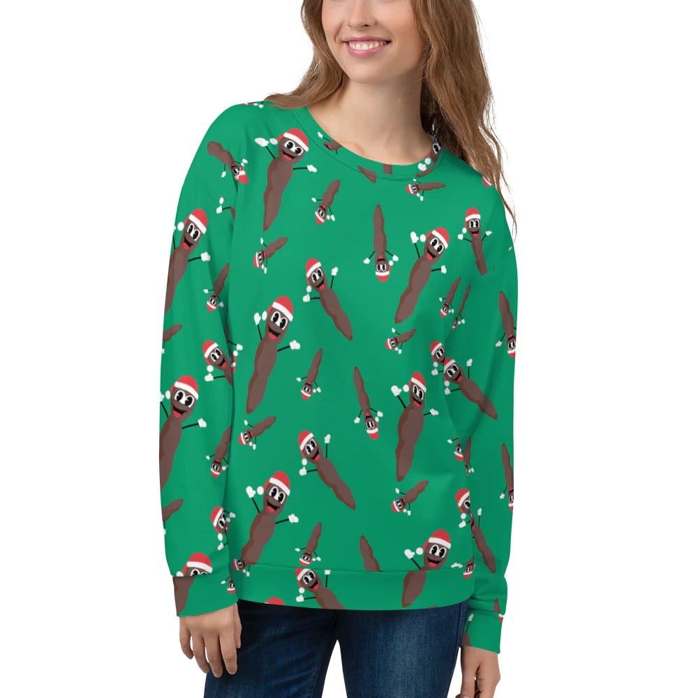 South Park Mr. Hankey All-Over Print Pattern Neck Sweatshirt - Image 7