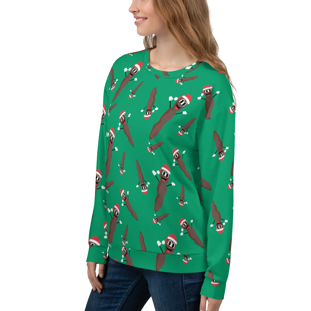 South Park Mr. Hankey All-Over Print Pattern Neck Sweatshirt - Image 8