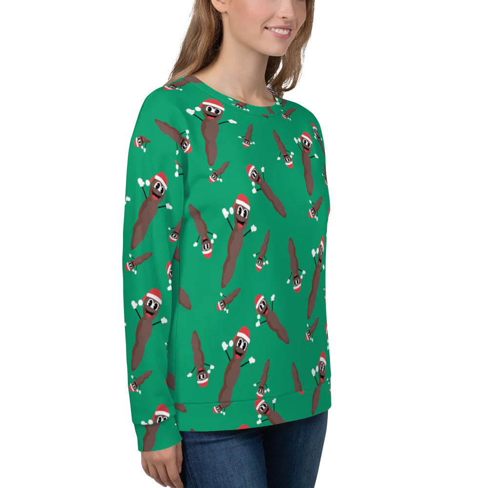 South Park Mr. Hankey All-Over Print Pattern Neck Sweatshirt - Image 9