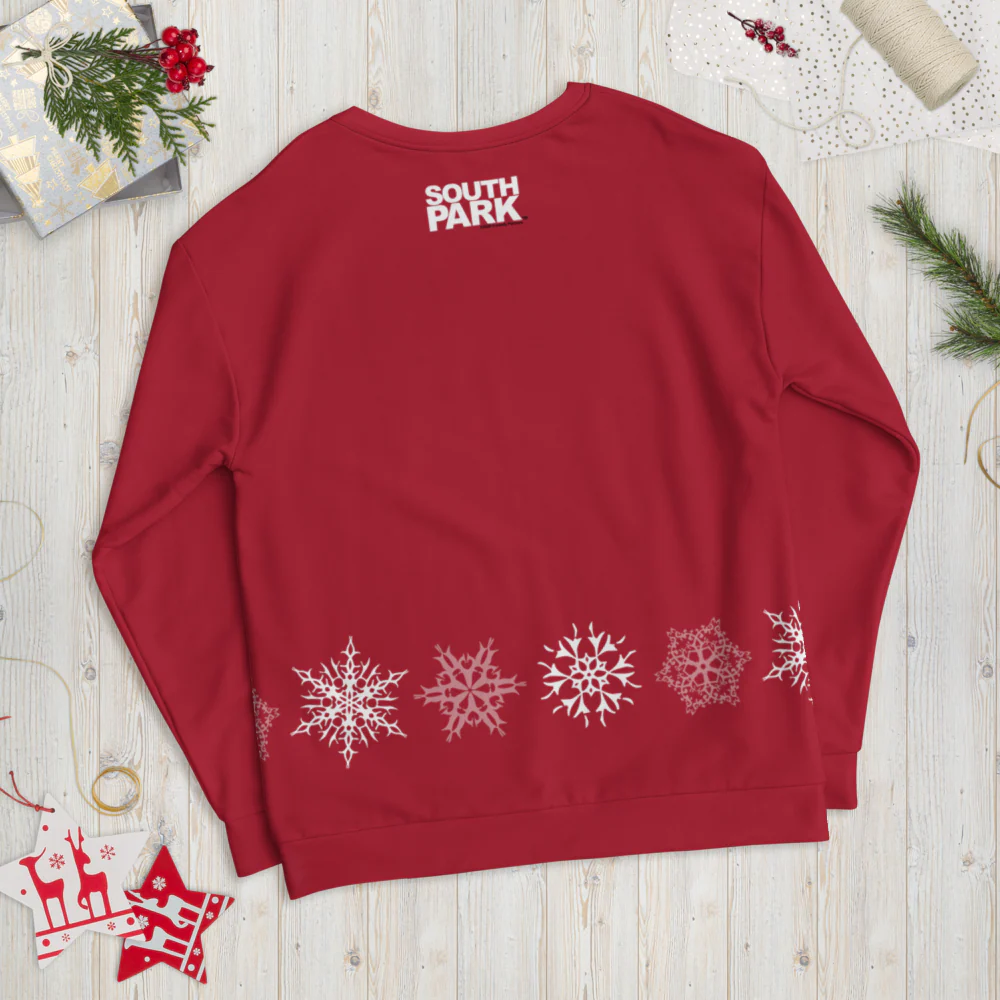 South Park Mr. Hankey Snowflake Crew Neck Sweatshirt - Image 10