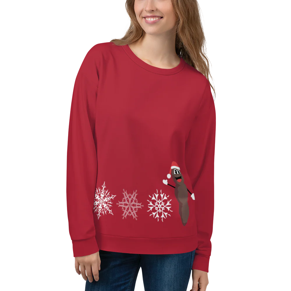 South Park Mr. Hankey Snowflake Crew Neck Sweatshirt - Image 6