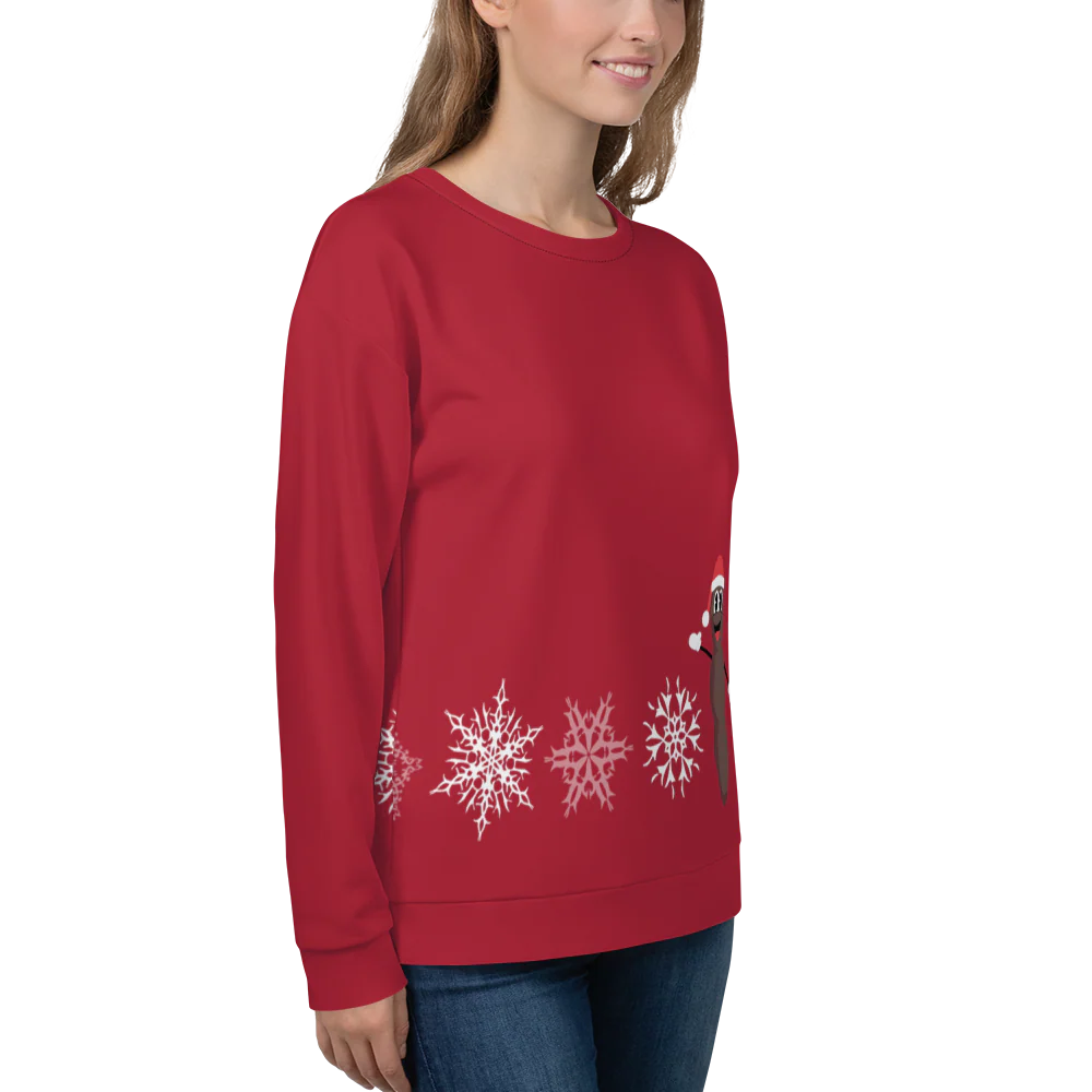 South Park Mr. Hankey Snowflake Crew Neck Sweatshirt - Image 8