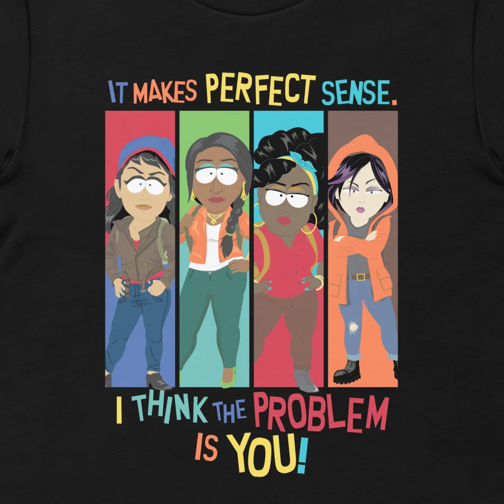 South Park: Joining the Panderverse Problem Is You Adult T-Shirt - Image 2