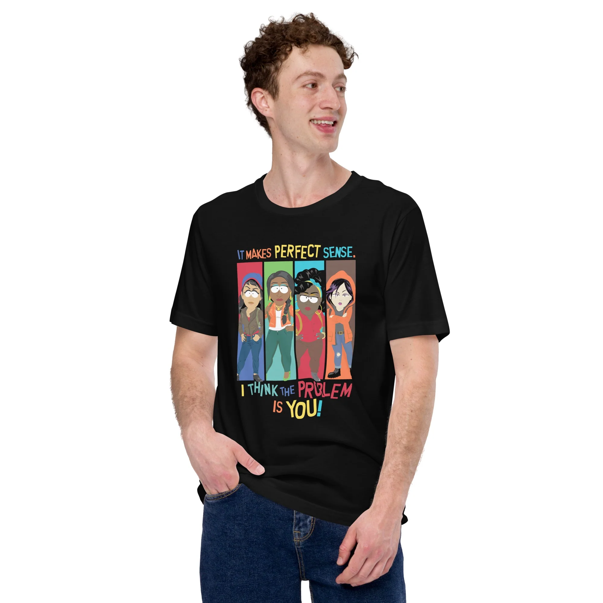 South Park: Joining the Panderverse Problem Is You Adult T-Shirt - Image 4