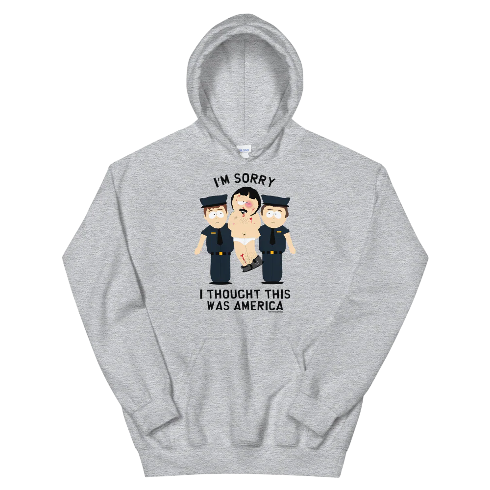 South Park Randy I Thought This Was America Fleece Hooded Sweatshirt - Image 4
