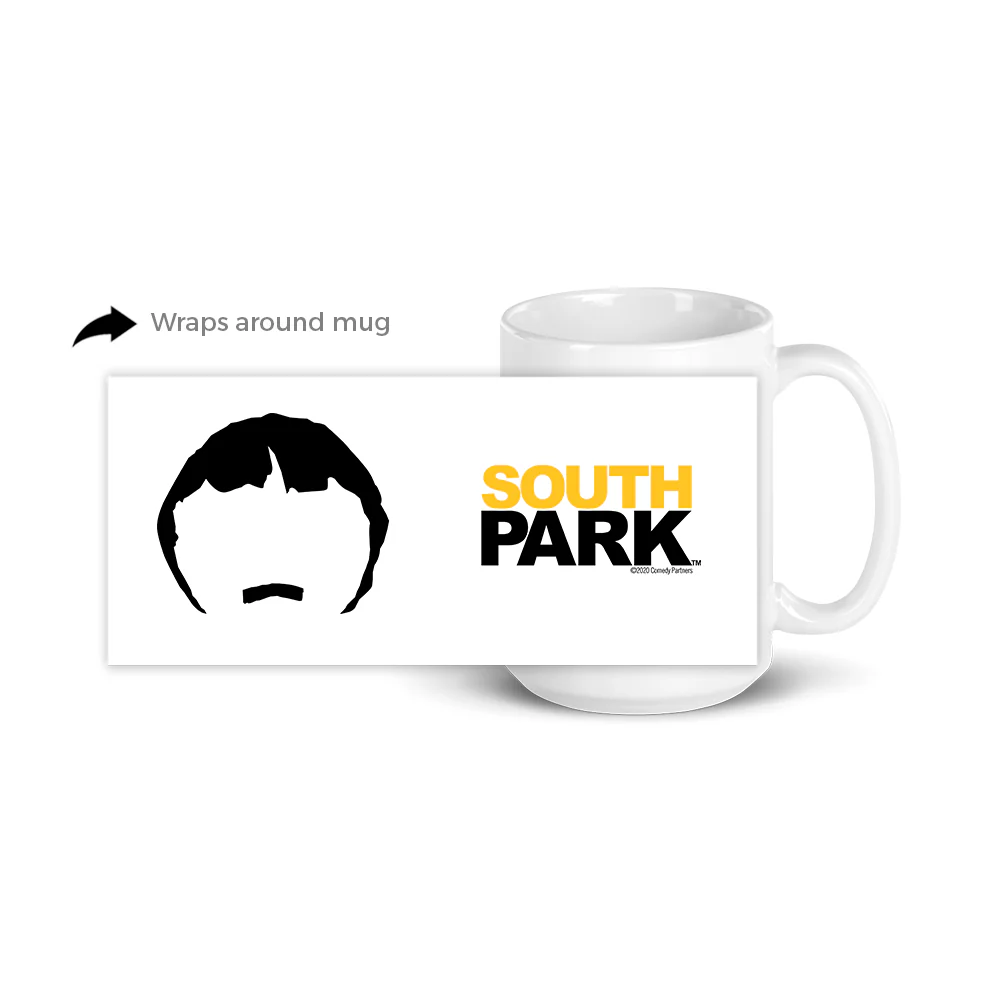 South Park Randy Marsh Silhouette White Mug - Image 4