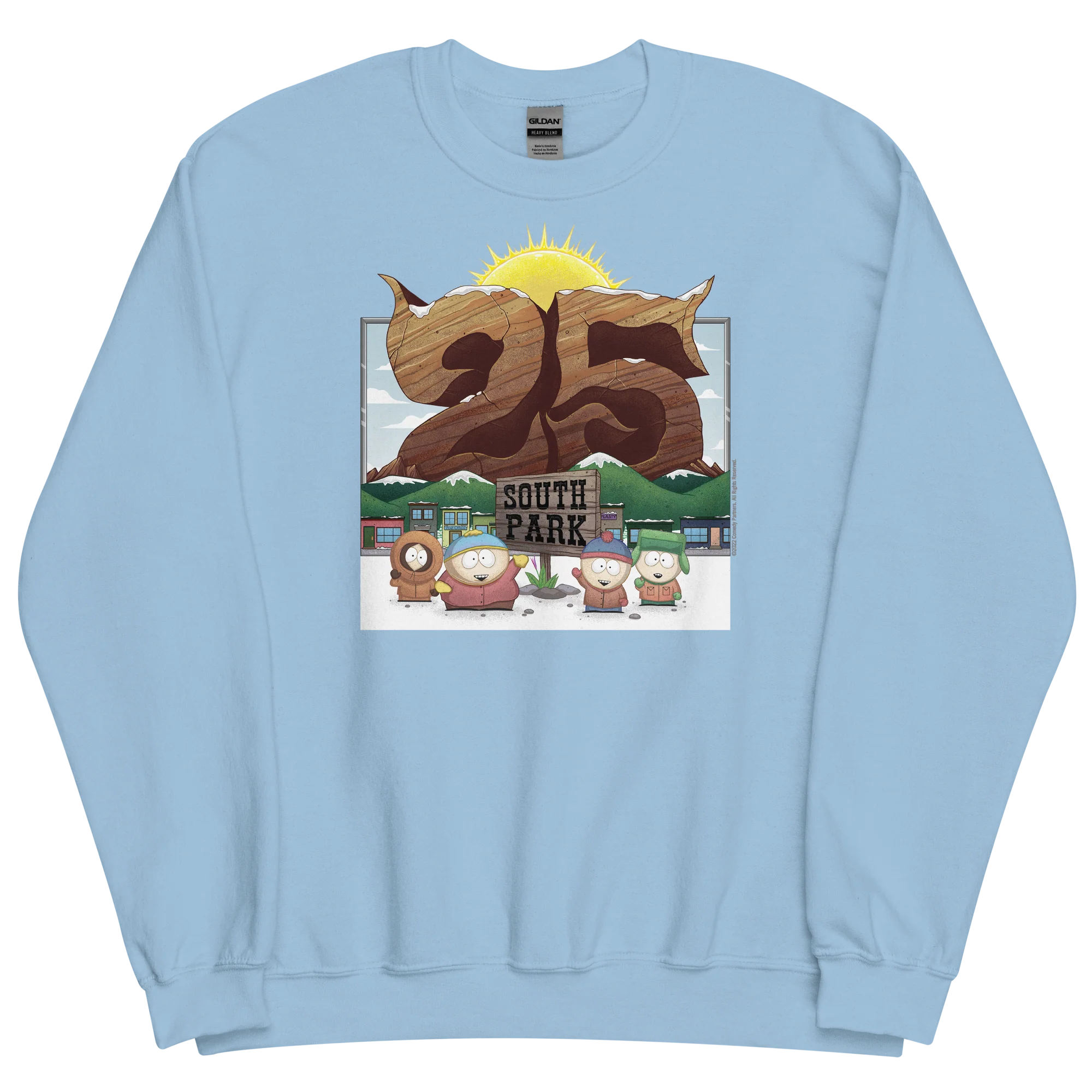 South Park Season 25 Logo Fleece Crewneck Sweatshirt - Image 3