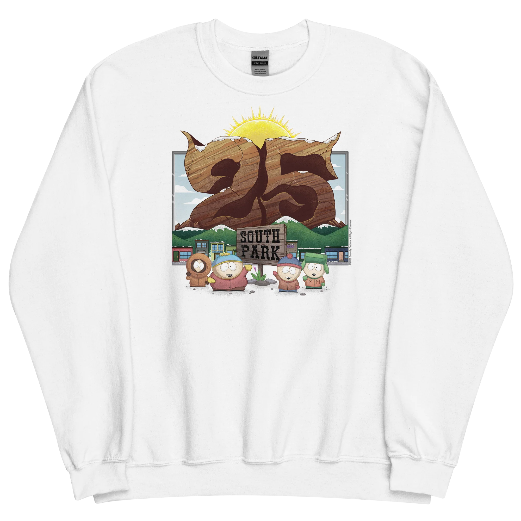 South Park Season 25 Logo Fleece Crewneck Sweatshirt - Image 4
