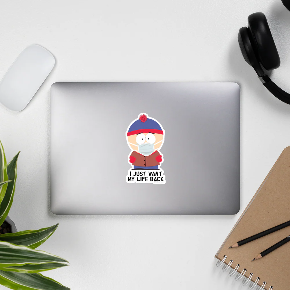 South Park Stan I Just Want My Life Back Die Cut Sticker - Image 2