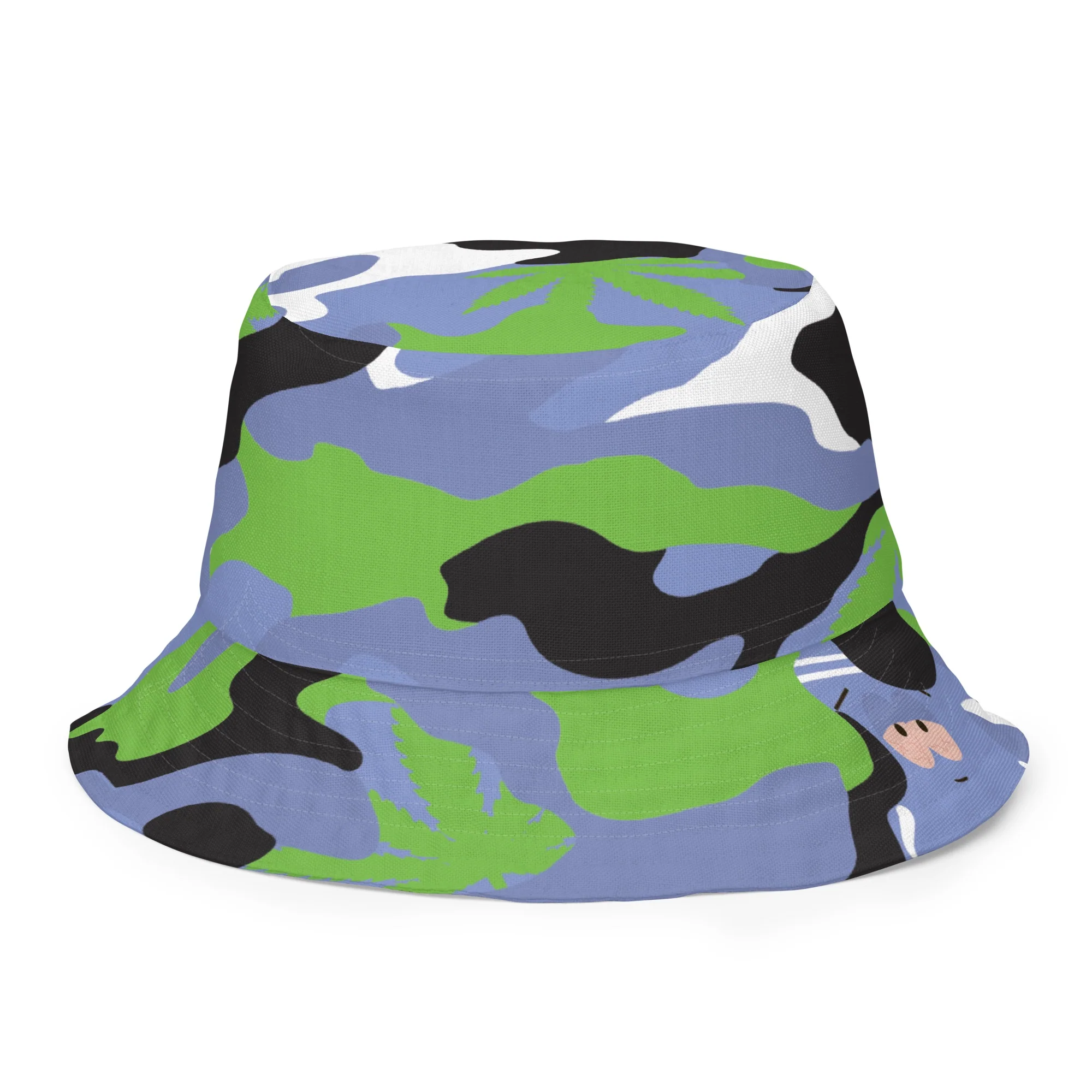 South Park Towelie 420 Camo Reversible Bucket Hat - Image 3