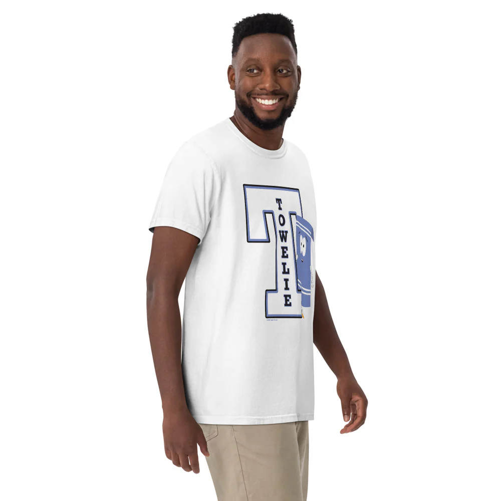 South Park Towelie Letter Comfort Colors T-Shirt - Image 5