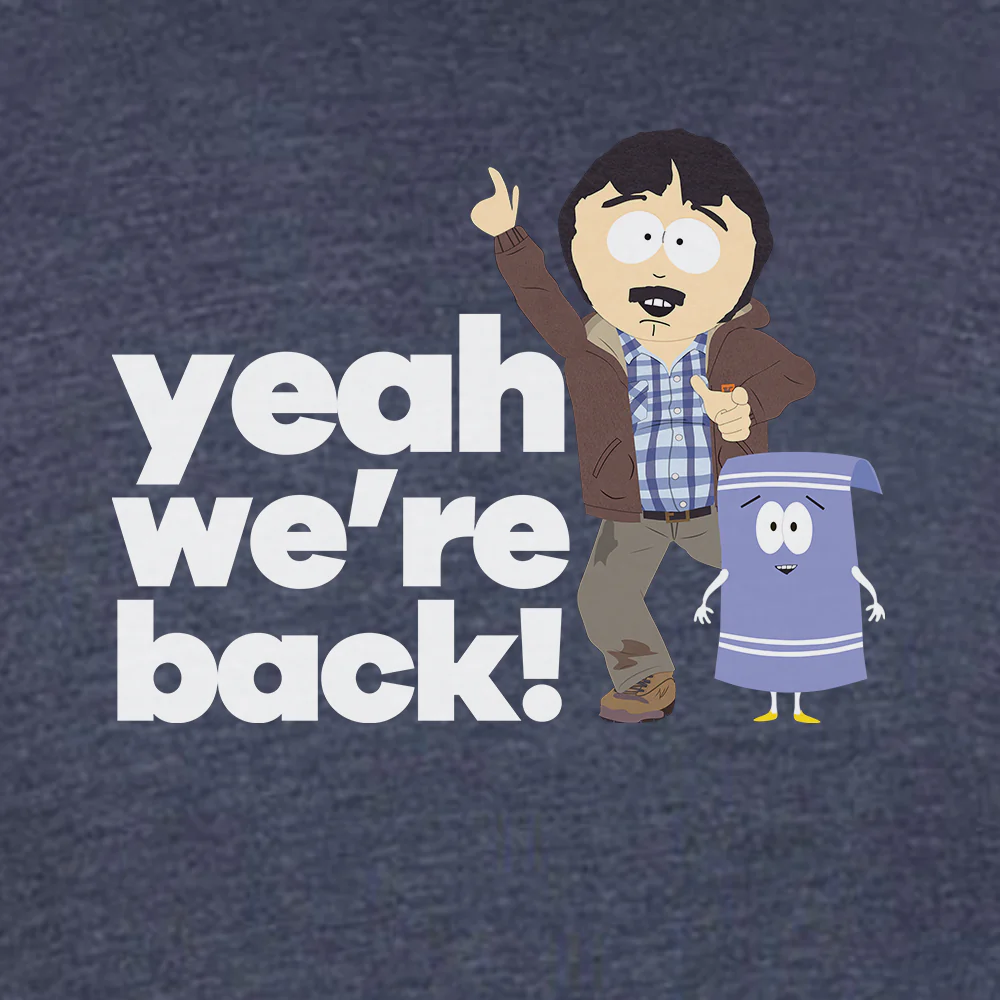 South Park Towelie & Randy We're Back Unisex Tri-Blend T-Shirt - Image 2