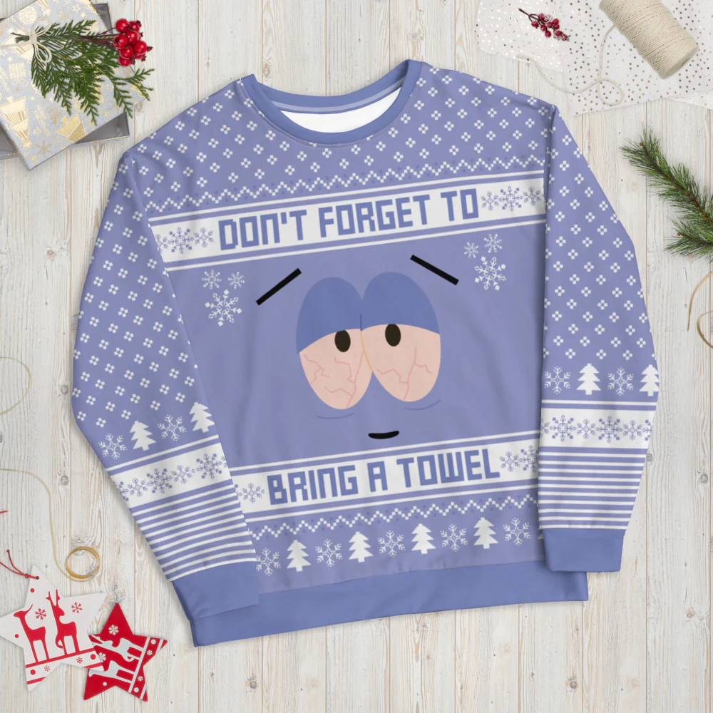 South Park Towelie Ugly Holiday Sweatshirt - Image 3