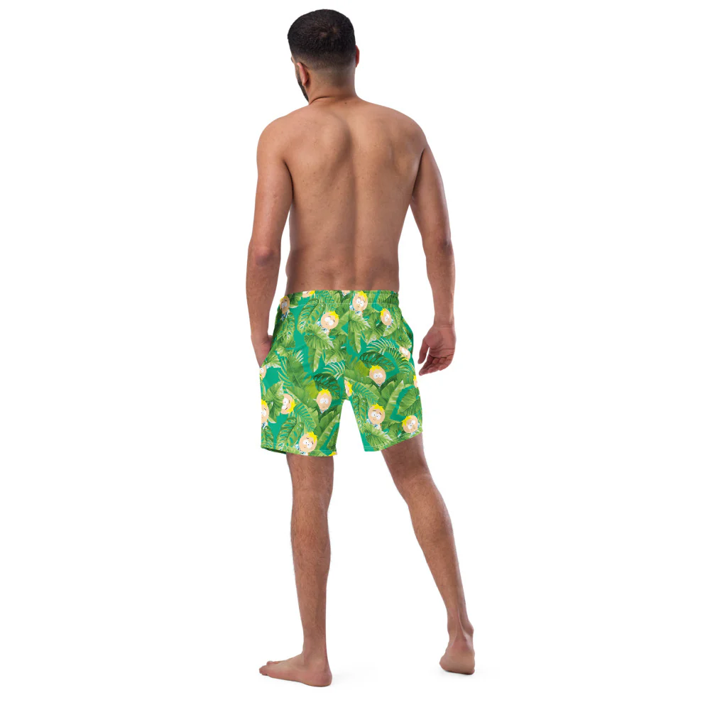 South Park Tropical Butters Recycled Swim Trunks - Image 4