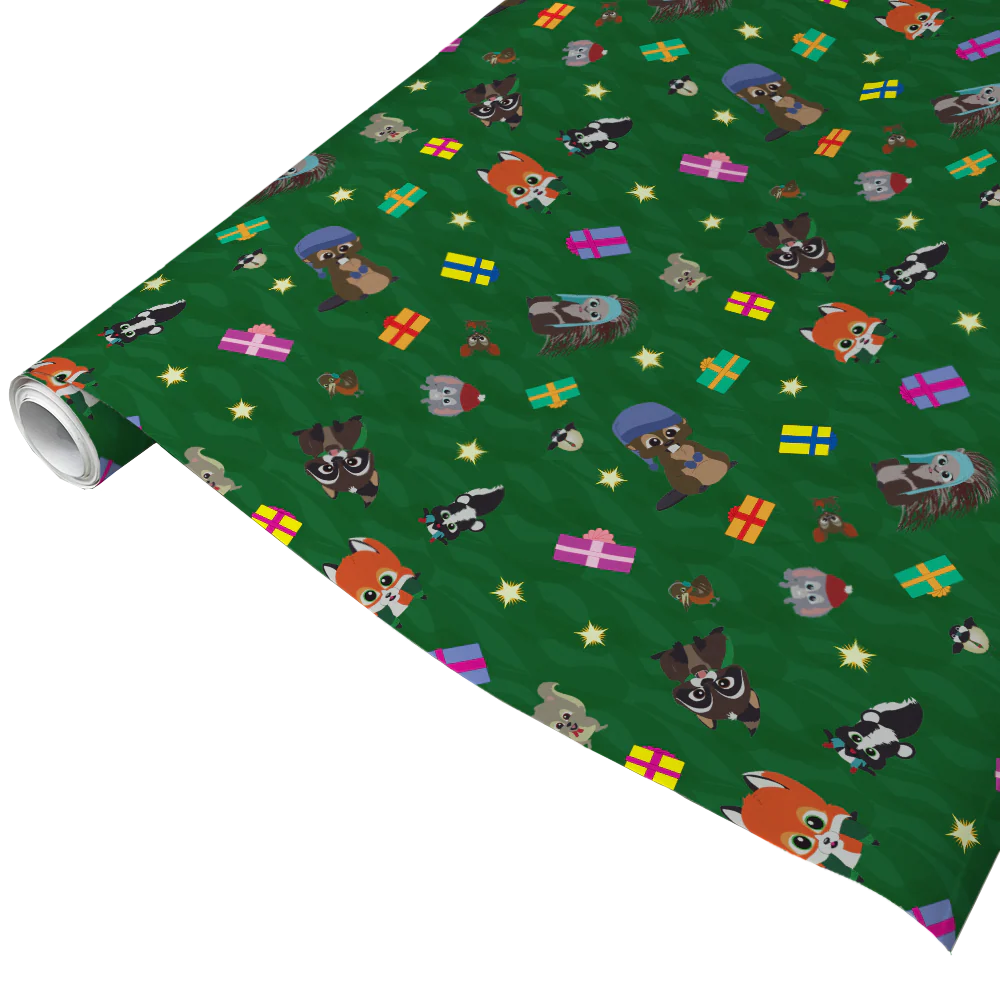 South Park Woodland Critters Christmas Gift Wrap